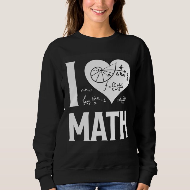 Camiseta I Love Math  2 (Frente)