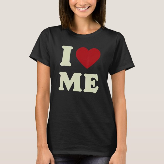Camiseta I Love Me Y2K Aesthetic Brown Downtown Girl (Frente)
