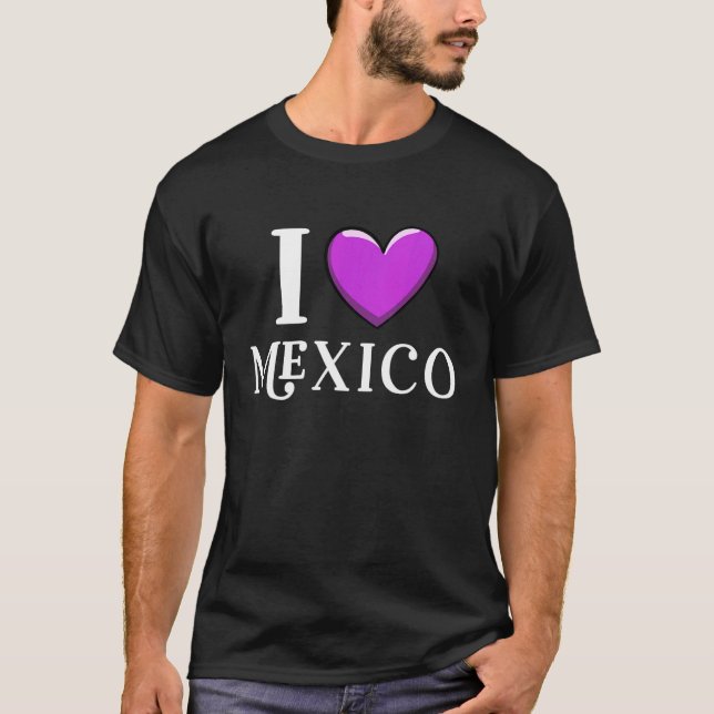 Camiseta I Love Mexico 14 (Frente)