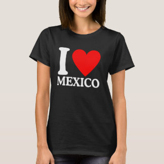 Camiseta I Love Mexico Tee I Heart Mexico