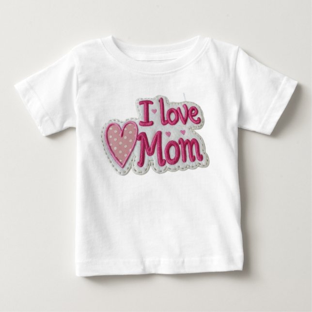 Camiseta I love Mom (Frente)