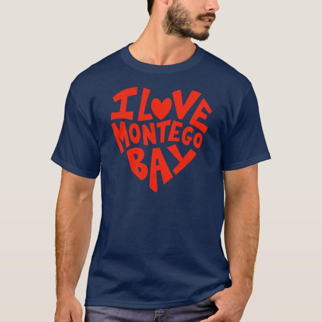 Camiseta I Love Montego Bay (Frente)