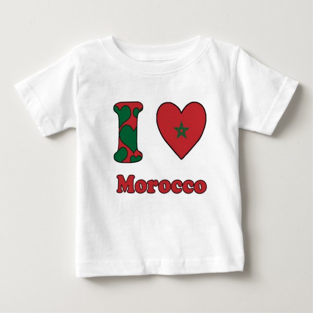 Camiseta I love Morocco (Frente)