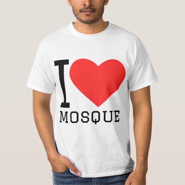 Camiseta I love mosque (Frente)