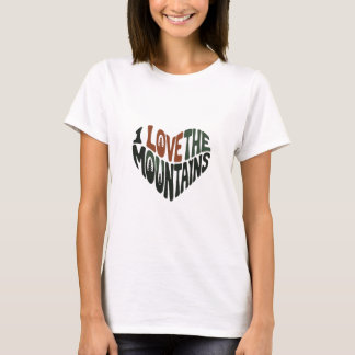 Camiseta I love mountains