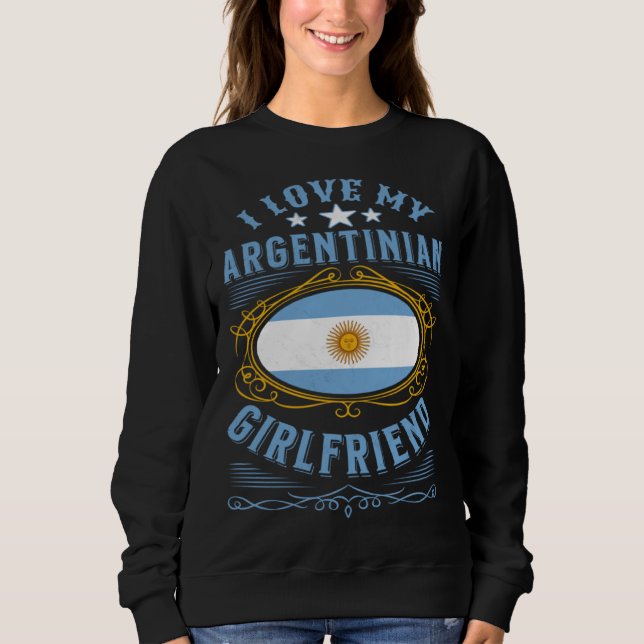 Camiseta I love my Argentinian girlfriend (Frente)