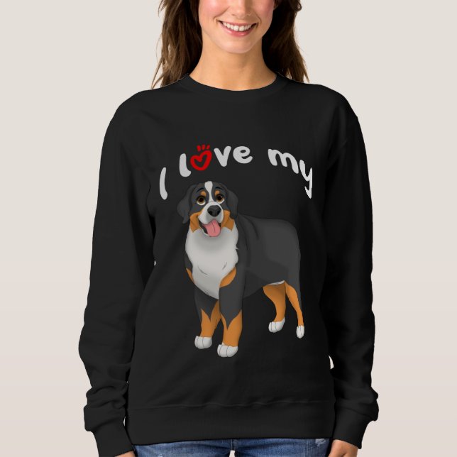 Camiseta I Love My Bernese Mountain Dog (Frente)