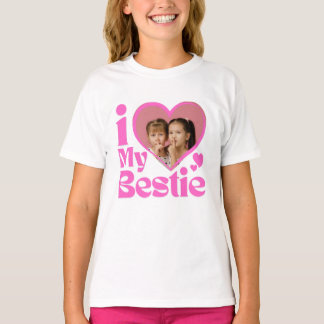 Camiseta I Love My Bestie Photo Custom 