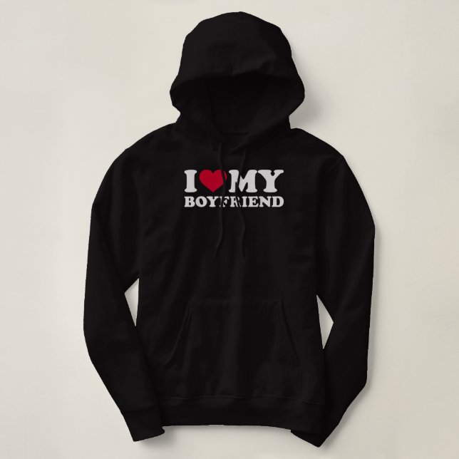 Camiseta I love my boyfriend (Frente do Design)