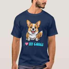 Camiseta I Love My Corgi