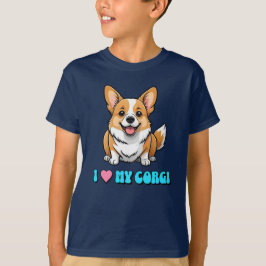 Camiseta I Love My Corgi