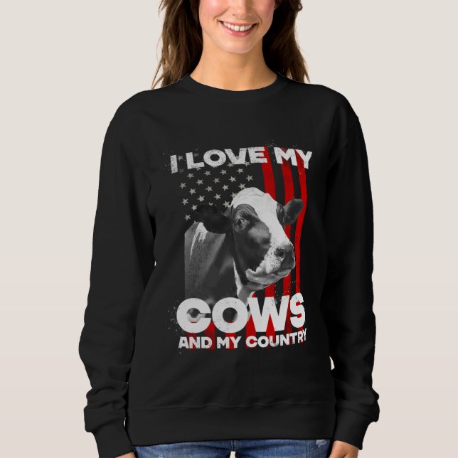 Camiseta I love my cows dairy farmer farming     (Frente)