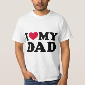 Camiseta I love my dad 