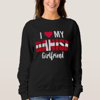 Camiseta I Love My Danish Girlfriend Valentines Day