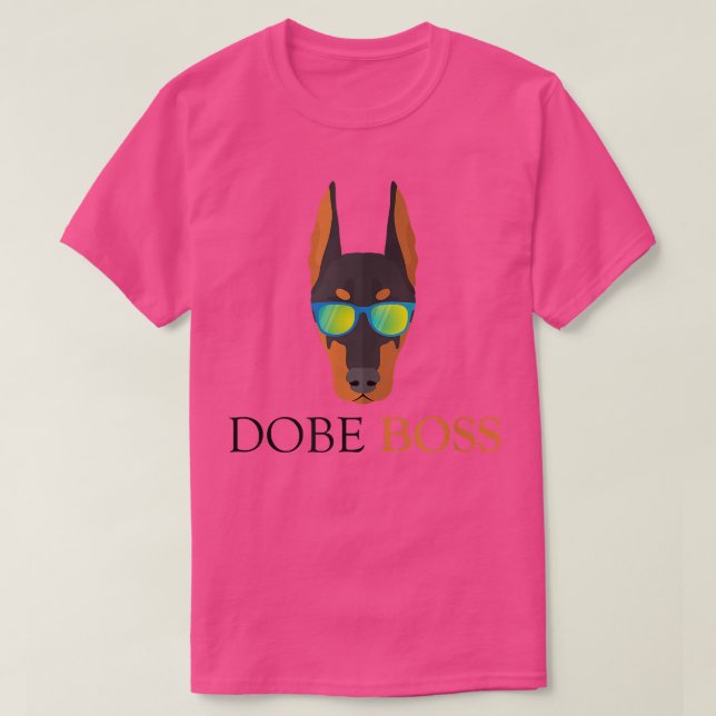 Camiseta I love my Doberman  Dobe Boss  (Frente do Design)