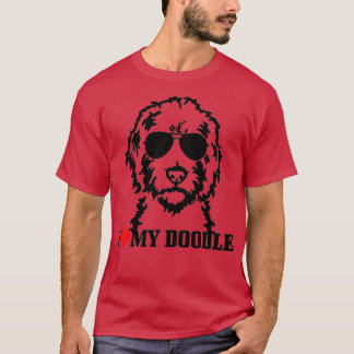 Camiseta I Love My Doodle Goldendoodle Mom Labradoodle Dog