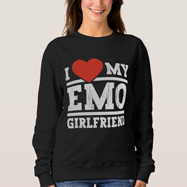Camiseta I Love my emo girlfriend  emo girls (Frente)