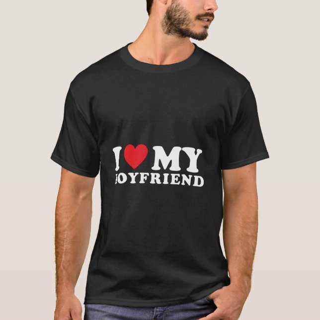 Camiseta I Love My Friend I He My Friend Bf (Frente)