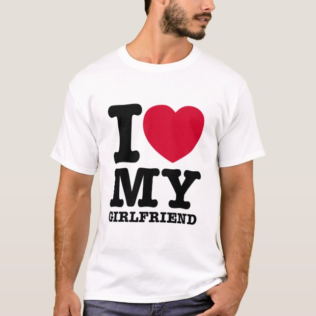 Camiseta I LOVE MY Girlfriend (Frente)