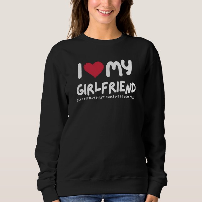 Camiseta I Love My Girlfriend I Heart My Girlfriend (Frente)