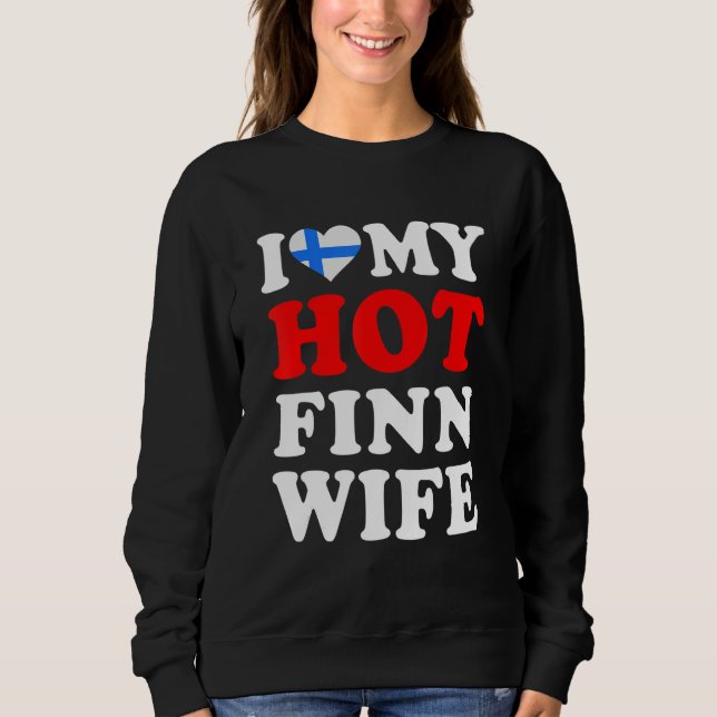 Camiseta I love My Hot Finn Wife Funny Husband Gift (Frente)