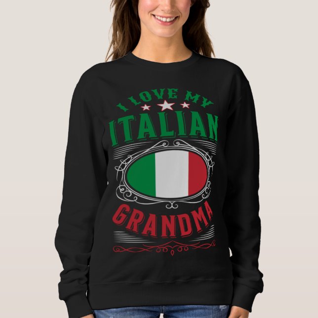 Camiseta I love my Italian grandma (Frente)
