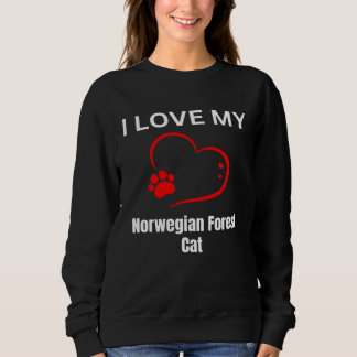 Camiseta I love my norwegian forest cat breed cat Cat