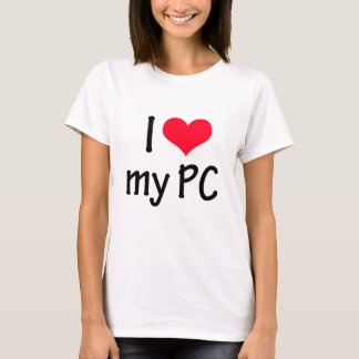 Camiseta I love my pc