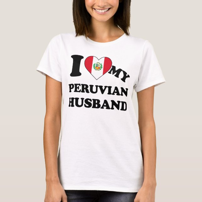 Camiseta I love my Peruvian Husband (Frente)