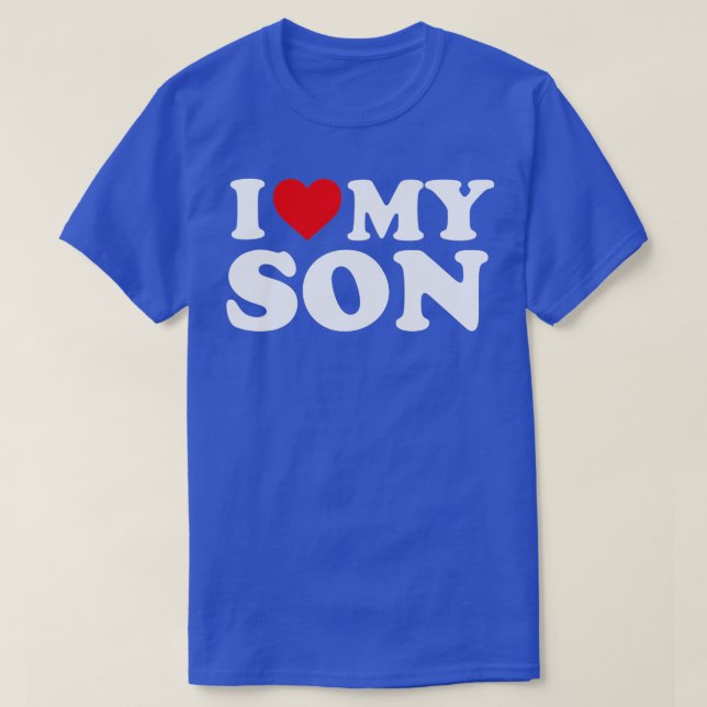 Camiseta I Love My Son  (Frente do Design)