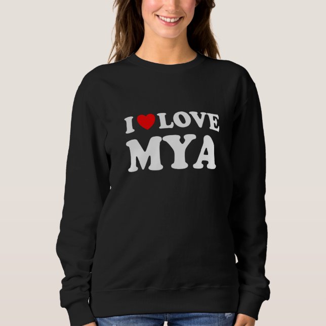 Camiseta I Love Mya I Heart Mya (Frente)