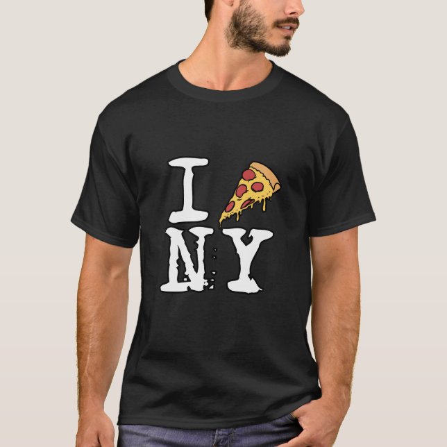 Camiseta I Love New York Pizza (Frente)