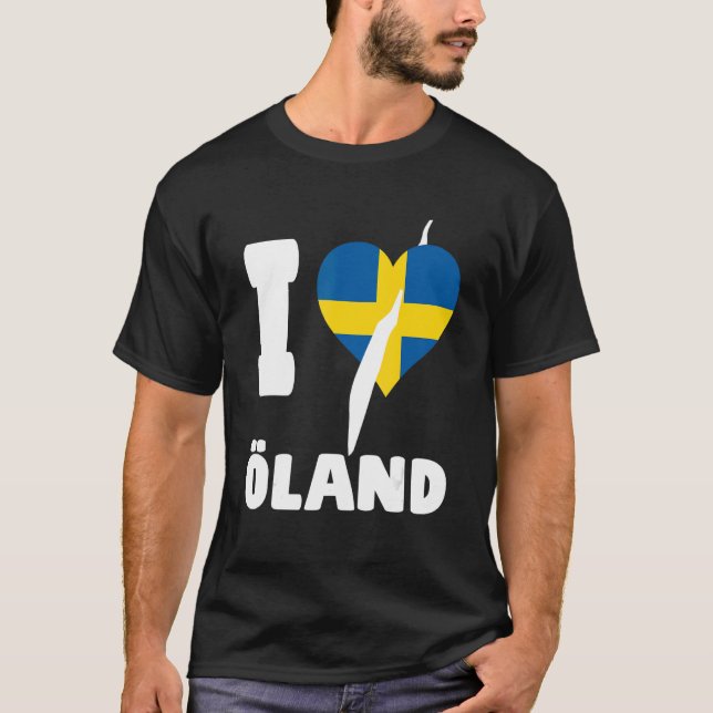 Camiseta I LOVE ÖLAND Sweden (Frente)