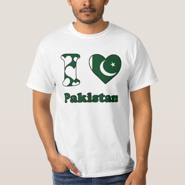 Camiseta I love Pakistan (Frente)