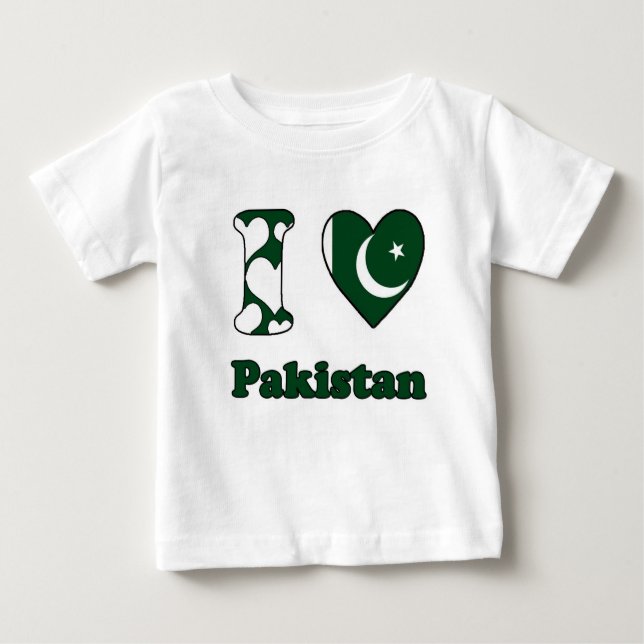 Camiseta I love Pakistan (Frente)