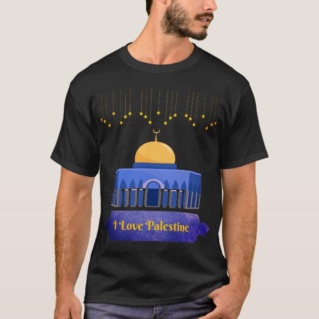 Camiseta ( I Love Palestine ) (Frente)