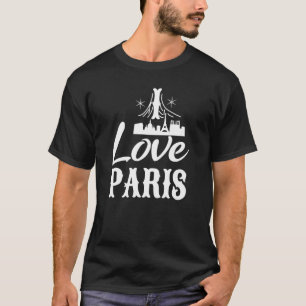 Camiseta I Love Paris France