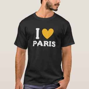 Camiseta I Love Paris France