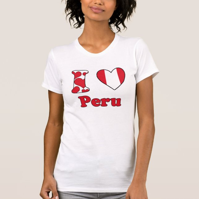 Camiseta I love Peru (Frente)