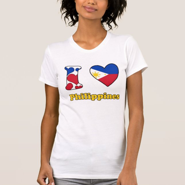 Camiseta I love Philippines (Frente)