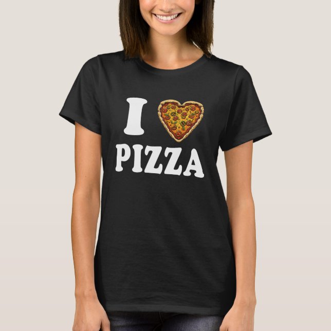 Camiseta I Love Pizza (Frente)
