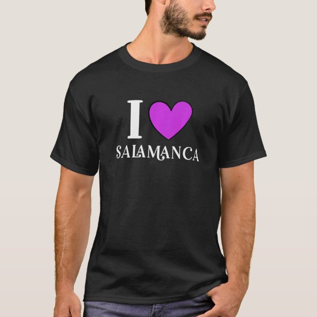 Camiseta I Love Salamanca Spain Premium (Frente)