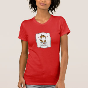 Camiseta I Love Shels (sable 2) Shetland Sheepdog Cute