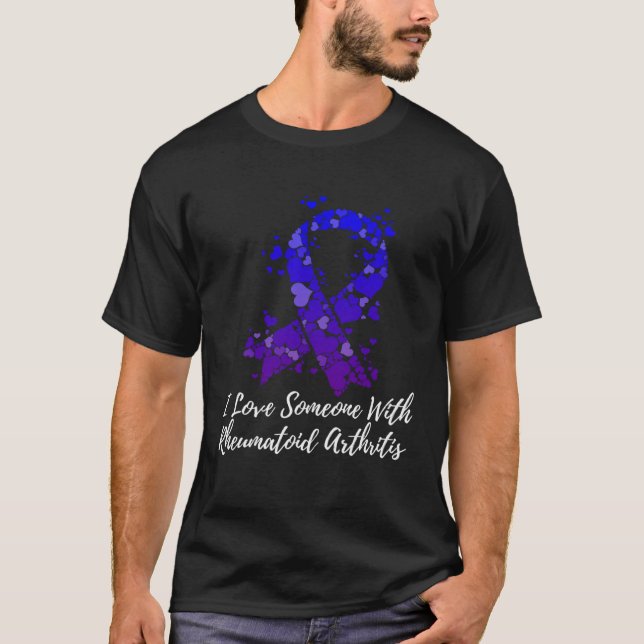 Camiseta I Love Someone With Rheumatoid Arthritis Awareness (Frente)