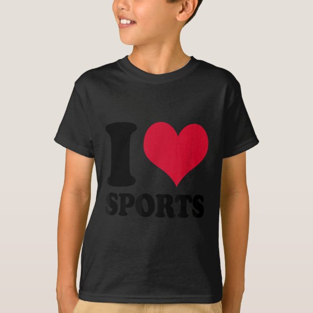 Camiseta I Love Srts Fitness Motivation  (Frente)