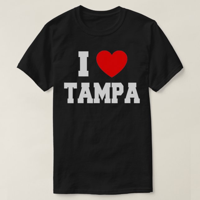 Camiseta I Love Tampa  (Frente do Design)