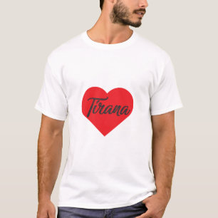Camiseta I Love Tirana - Albânia