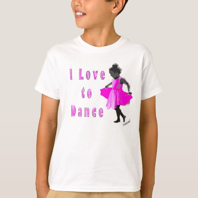 Camiseta I love to dance (Frente)