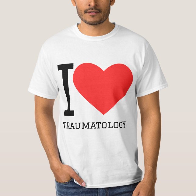 Camiseta I love traumatology  (Frente)
