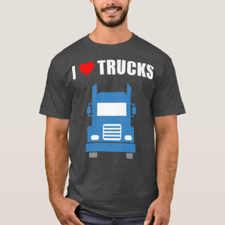 Camiseta I Love Trucks